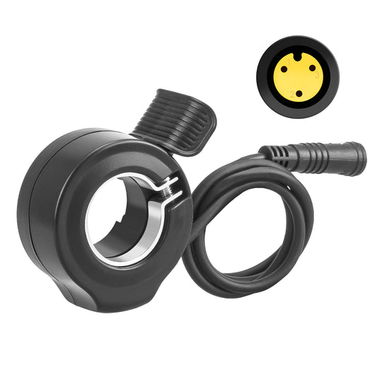 Zeekpowa Thumb Throttle for Bafang with 3 Pin Connector, Universal eBike Conversion Kit