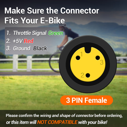 Twist Throttle Grip for Bafang 3 Pin Speed
