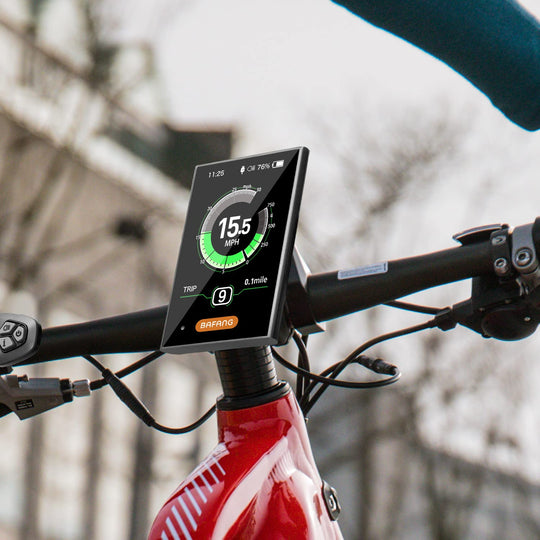 BAFANG DPC18 3.5" eBike Display for BBS01B BBS02B BBS-HD, Auto Backlight, USB Charging
