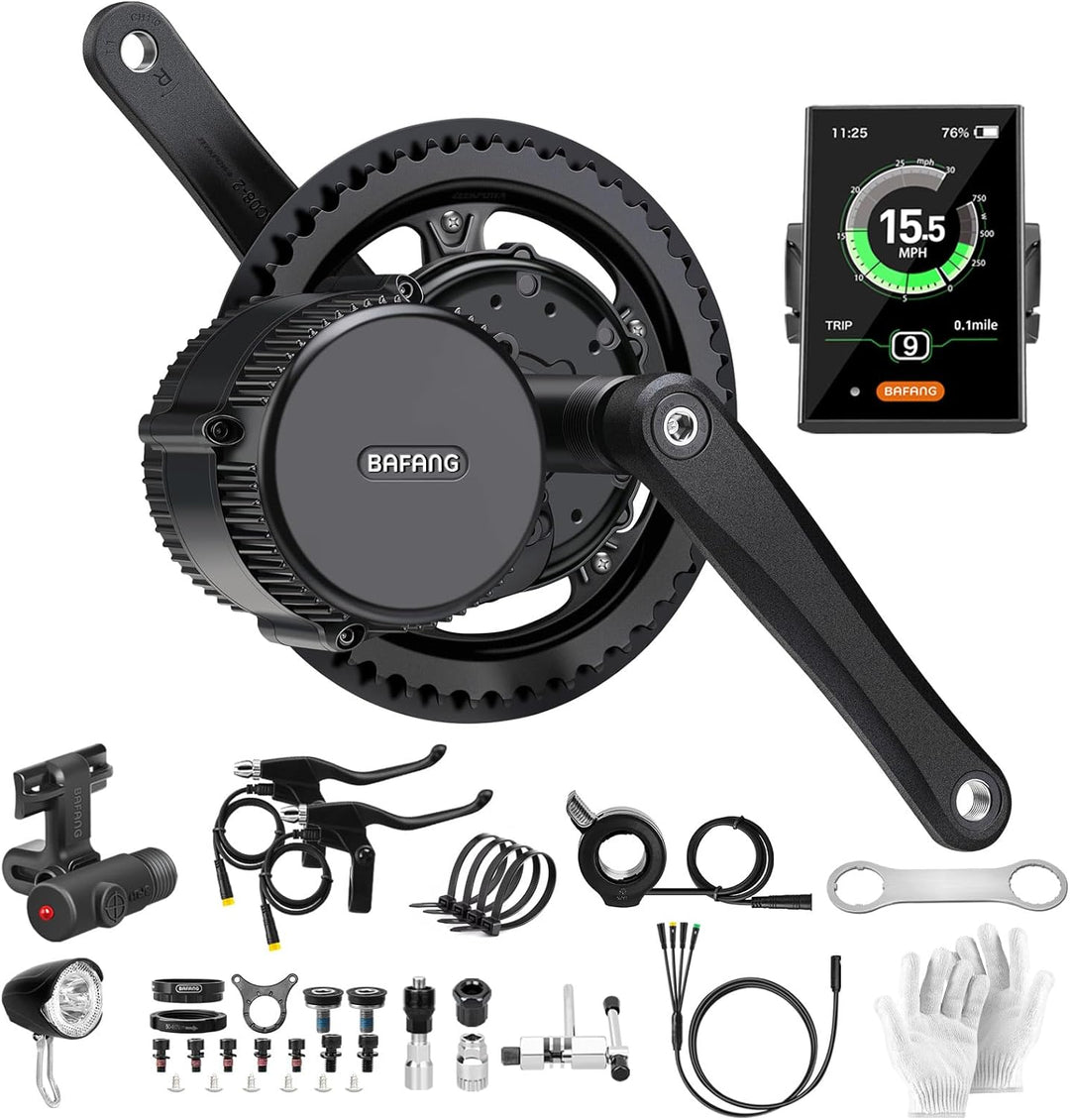 BAFANG - BBS01B, BBS02B, BBSHD, Mid Drive Conversion Kit with DPC-18, Battery Optional