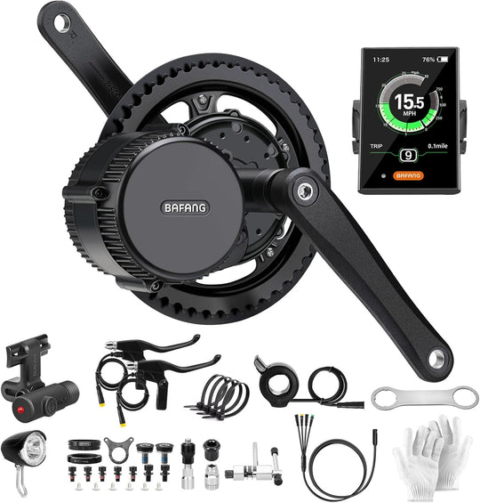 BAFANG - BBS01B, BBS02B, BBSHD, Mid Drive Conversion Kit with DPC-18, Battery Optional