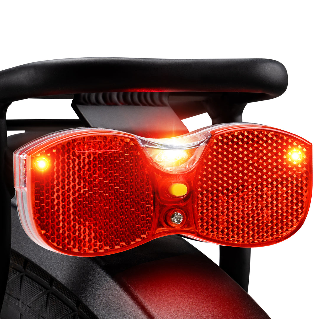 Zeekpowa Rear Light Bicycle Red Reflector Scooter Lamp