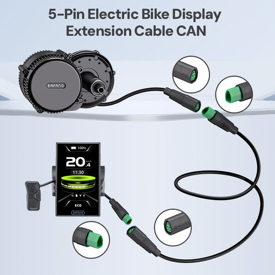 5Pin Extension Cable 55cm CAN Protocol for EBike Display