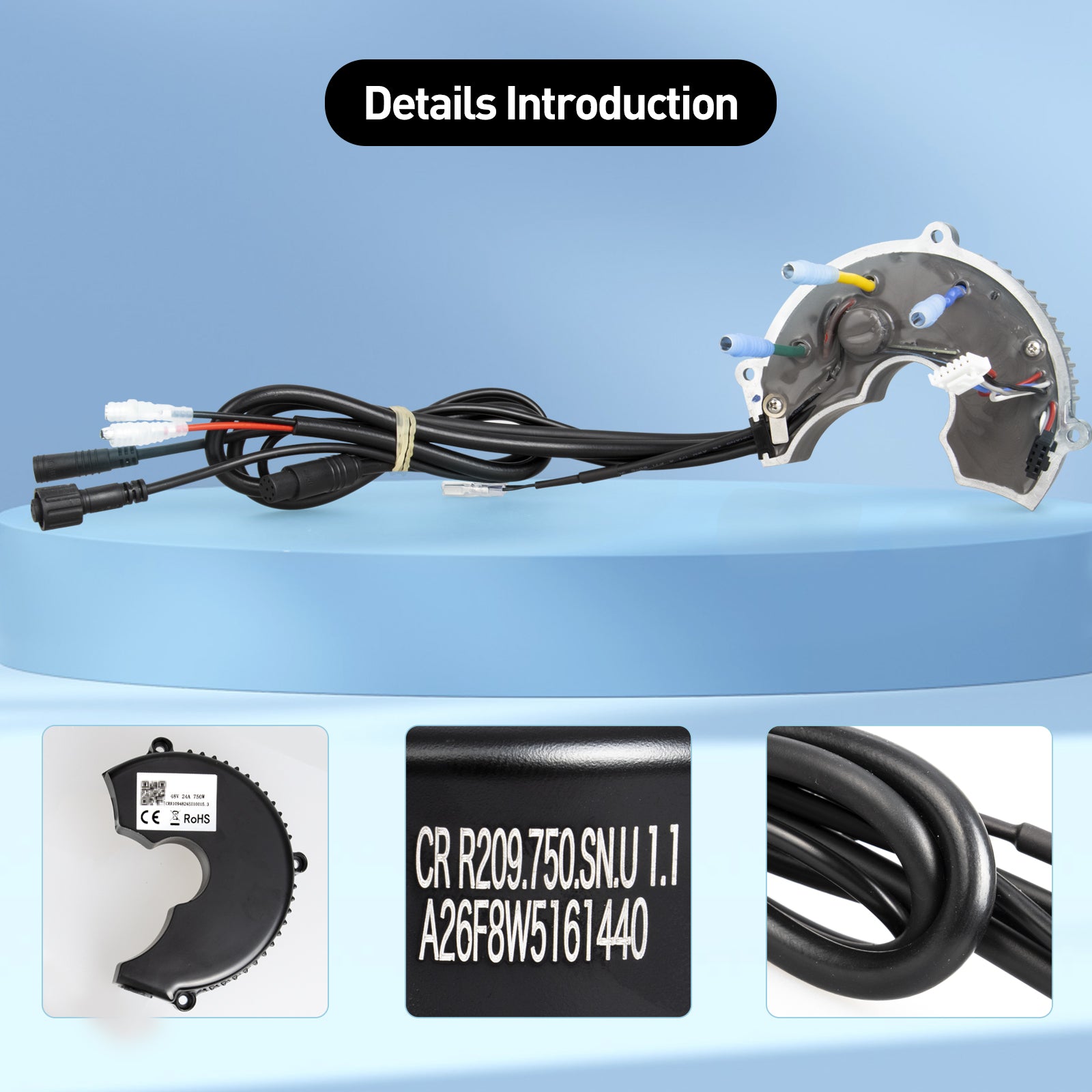 パーツ EggRider V2 Bafang Mid-Drive EggRider Bluetooth smart e-bike display with Android and iOS