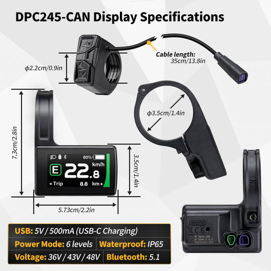 Bafang Display DP C245 CAN Protocol