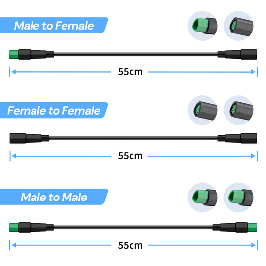 5Pin Extension Cable 55cm CAN Protocol for EBike Display