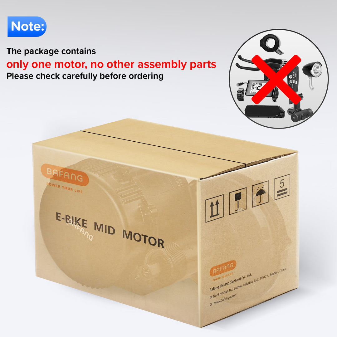 BAFANG 36V/48V 250W/500W Mid Drive Motor Only