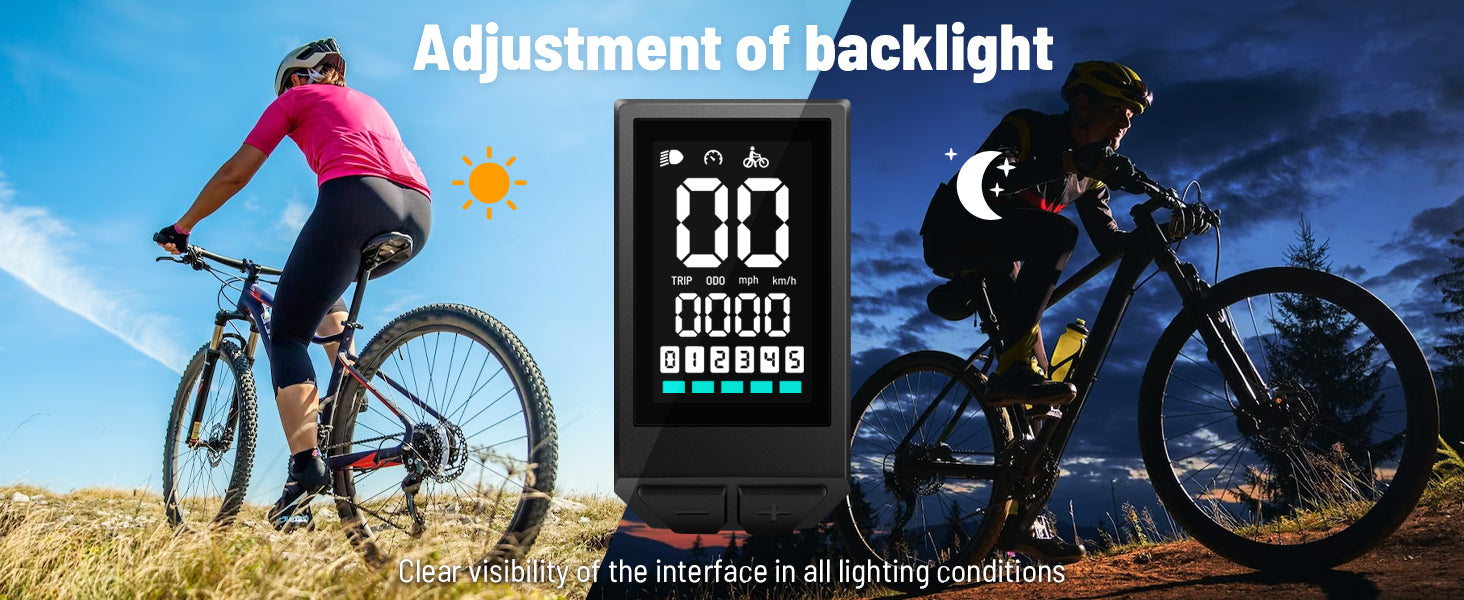 Zeekpowa eBike Display C961 voor BAFANG BBS01B BBS02B BBSHD Motor Elektrische Fiets Ebike Computer met PAS UART Protocol